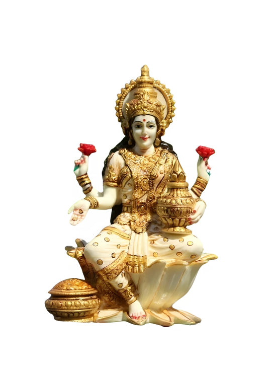 Laxmi on Lotus Fine Painted (SRZZ)