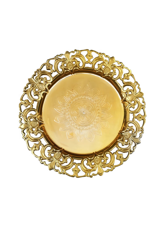 Gold Coated Flate Tray 15-25