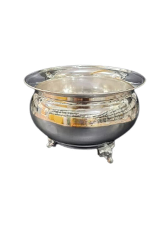 German silver plain bhagoda with leg