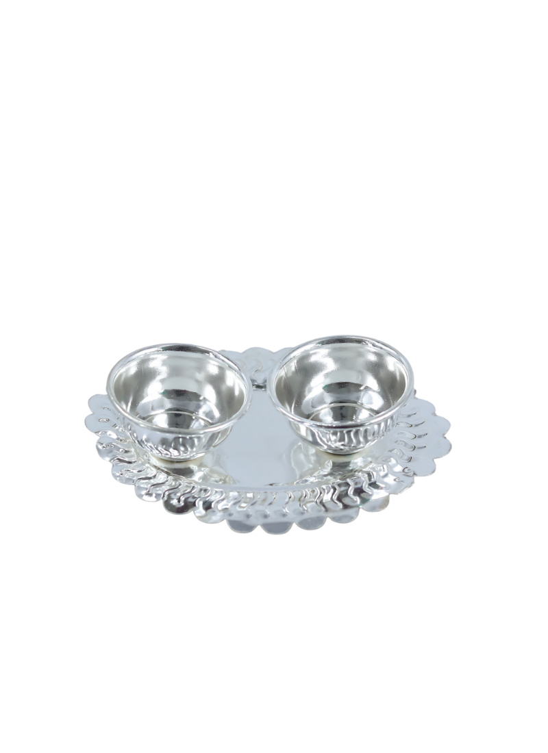 German silver WM KARUNA PLATE (65GM)