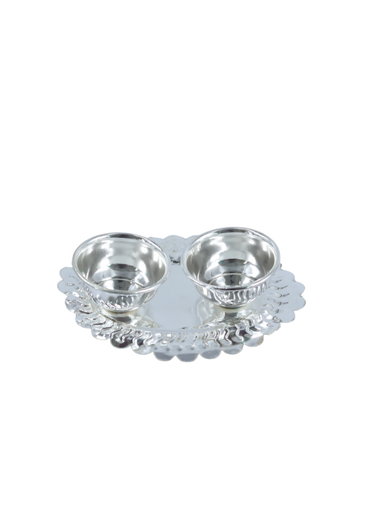 German silver WM KARUNA PLATE (65GM)