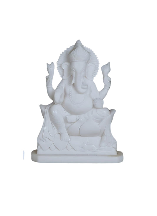 Culture Marble Ganesha with Arch (TRZ)