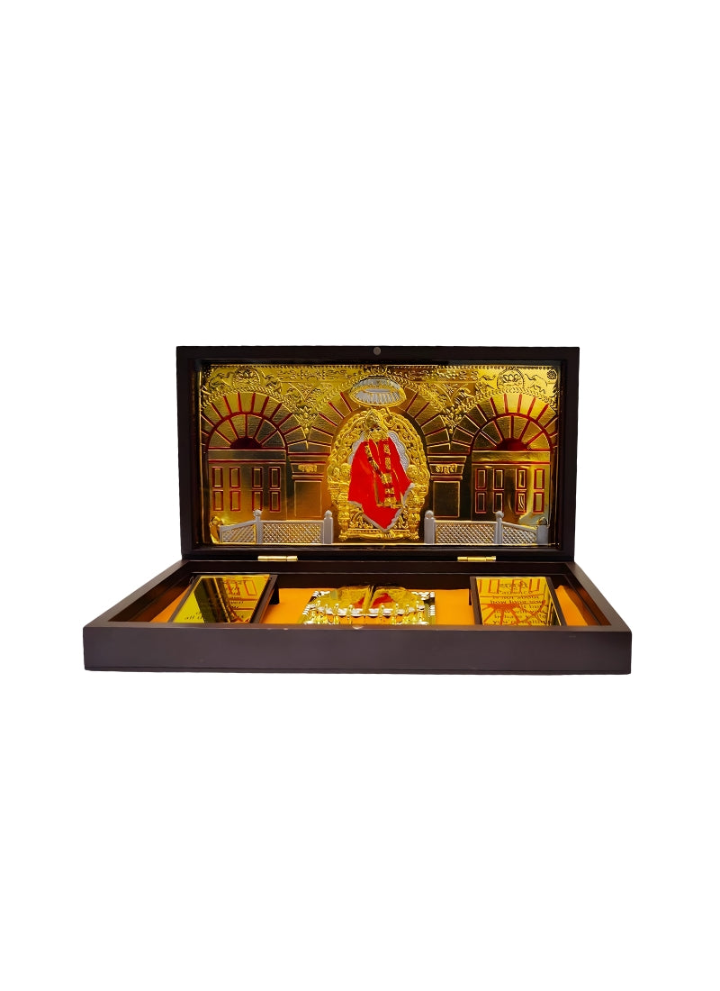 POOJA BOX WITH PATRA BIG (Sai Baba)