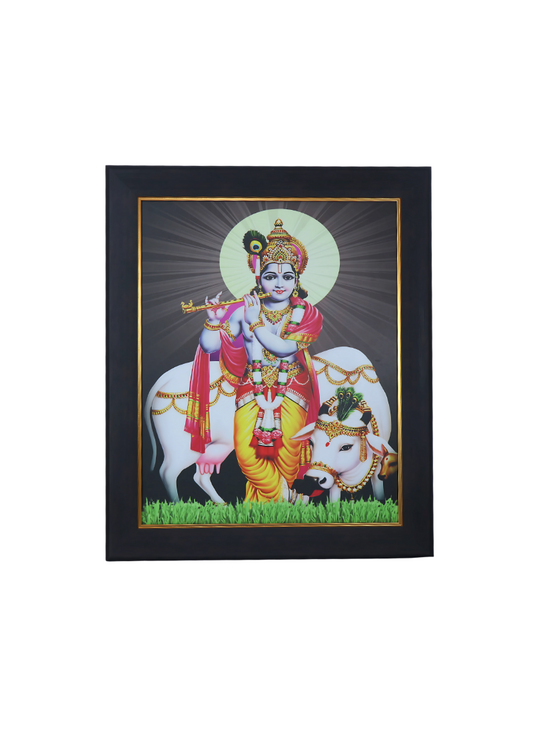 Krishna with Cow photo frame 12*10