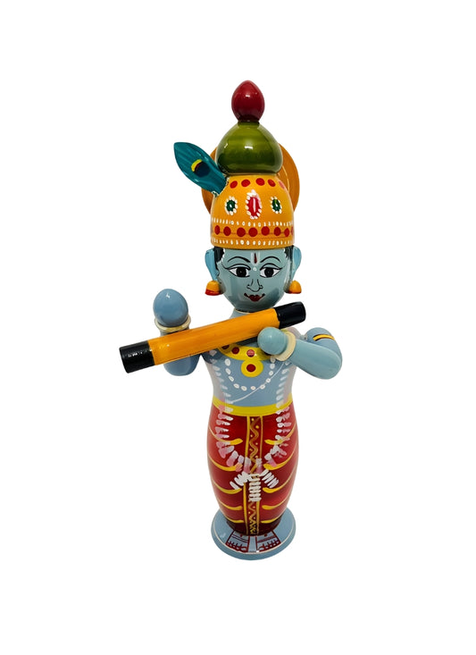 ETIKOPPAKA  STANDING SRI KRISHNA  SMALL COLOUR