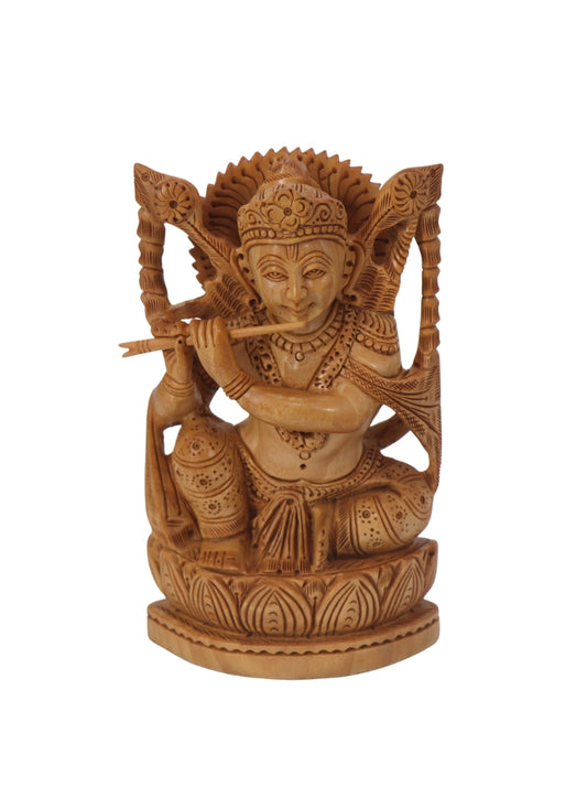 Wood Figure Krishna Assotted