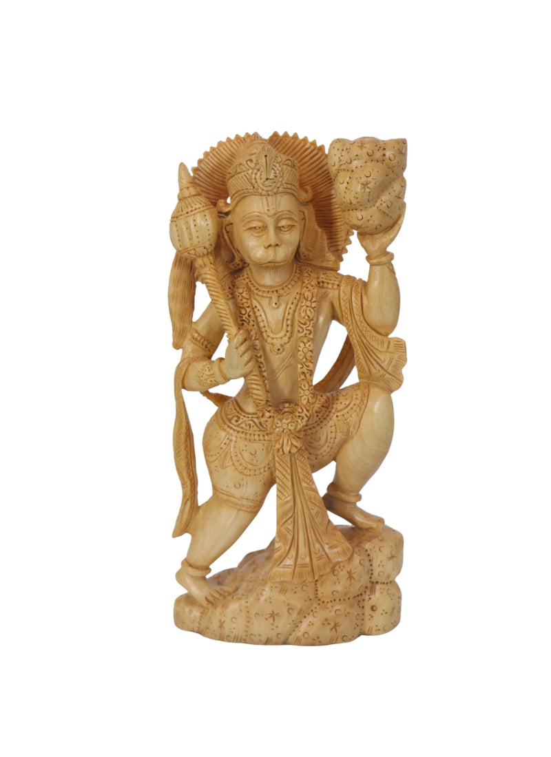 Wood Hanuman Ji