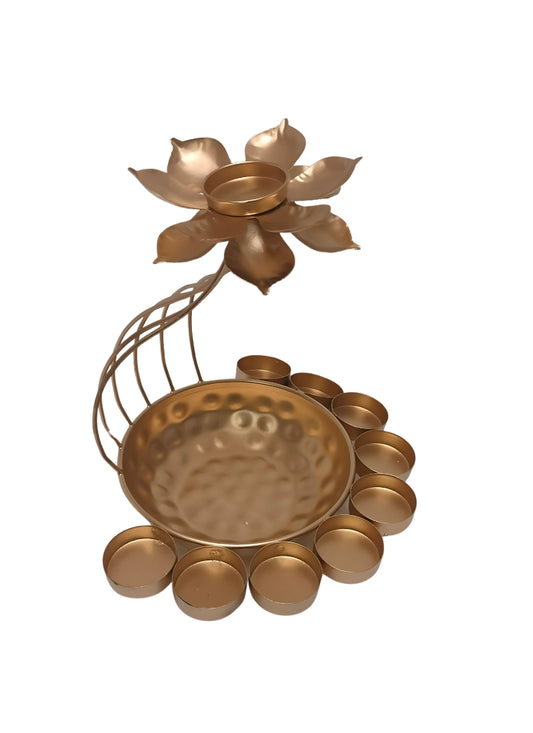 metal big Lotus urli