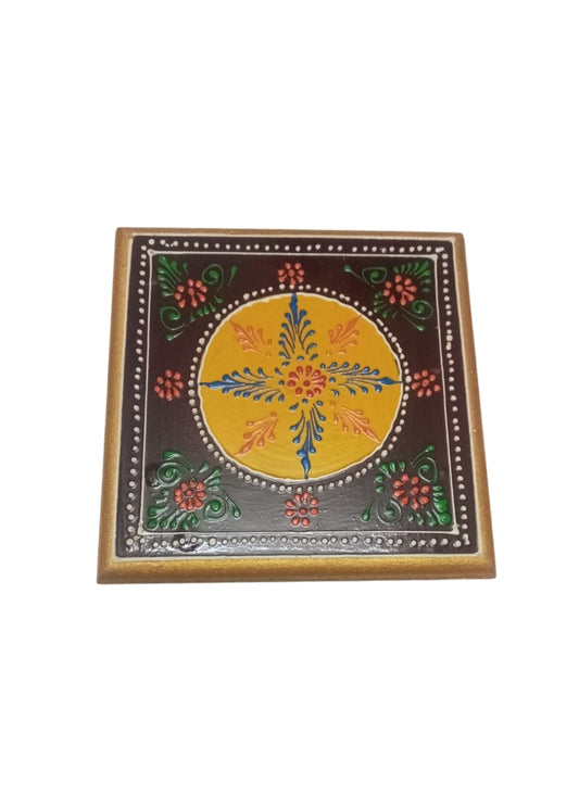 Wood Painting Chowki 6*6