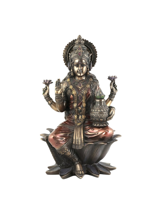 Copper Finish Sitting Laxmi (SWJZ)