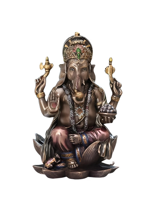 Copper Finish Kamal Ganesha (STJZ)