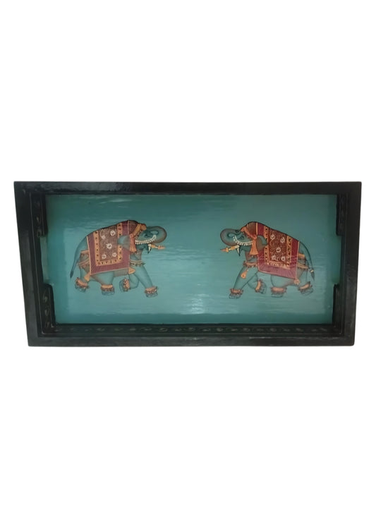wood painting tray 12x6