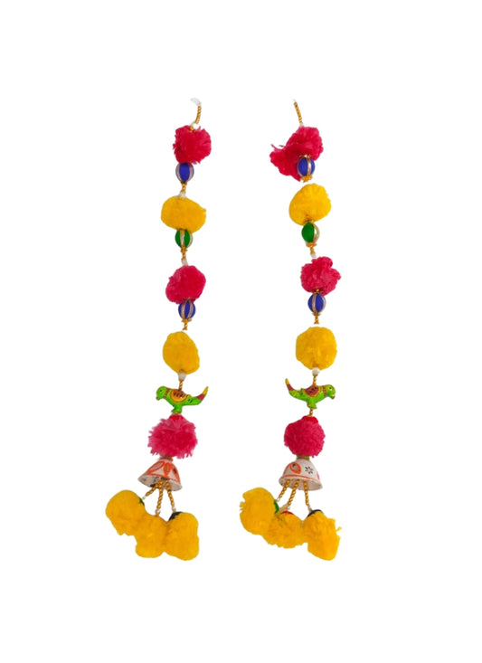 Parrot with Marigold set Wall Hanging