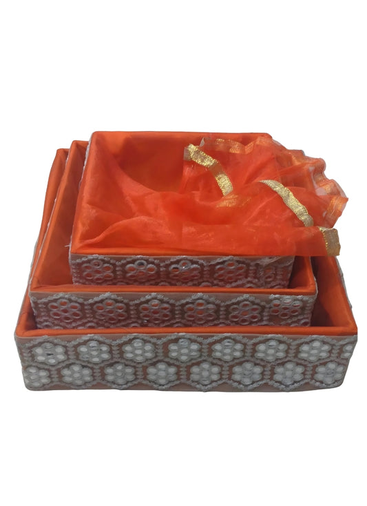 Orange Net Basket 12*12