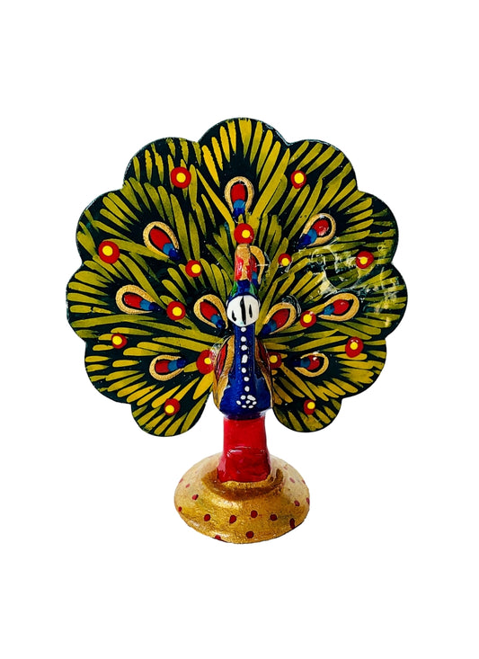 Metal Dancing Peacock