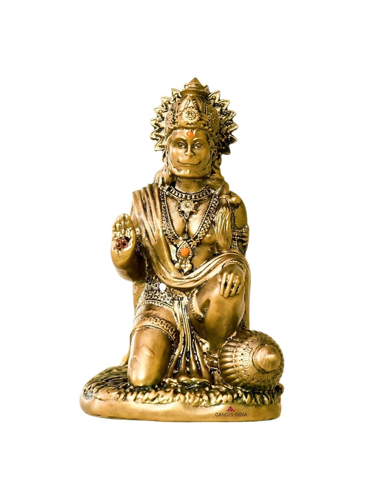 Brass Finish Resin Hanuman (UTZ)