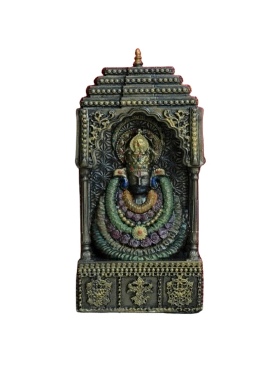 Brass Finish Resin Khatu Shyam Statue (JJZ)