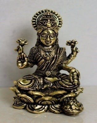 BRASS LAXMI IDOL (JUR) 2*2*3"