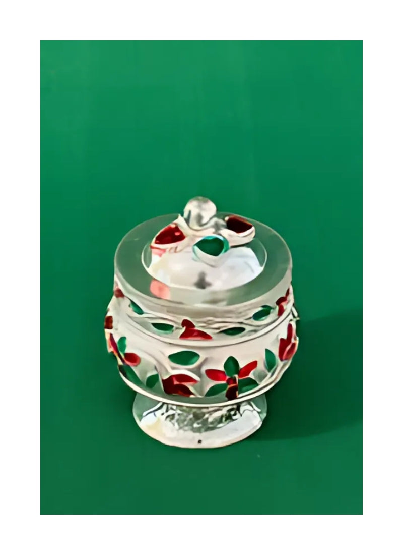 German silver WM  MINAKARI DABBI (35GM)