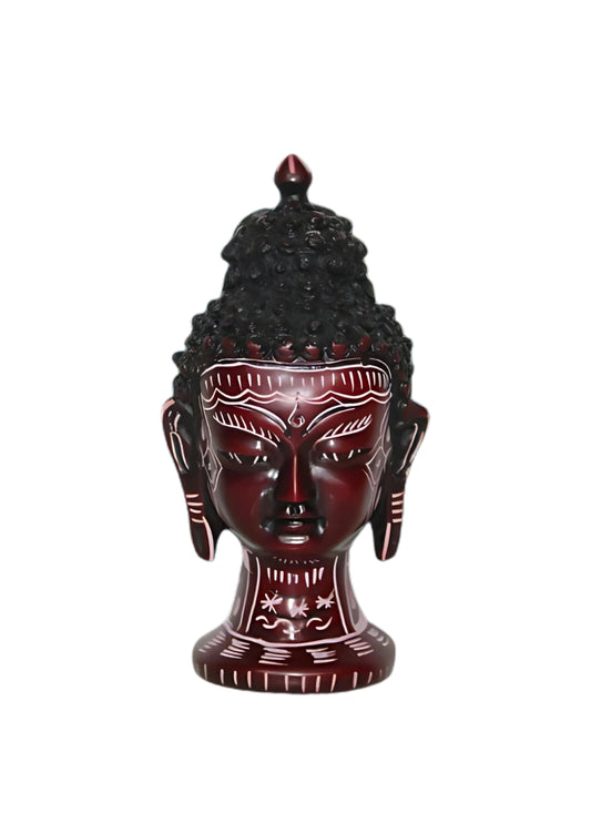 Resin Buddha Head Etching Small (AZZ)