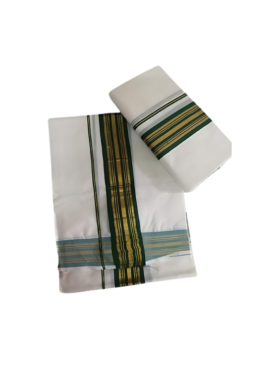 Dhoti 10x6 Golden Border
