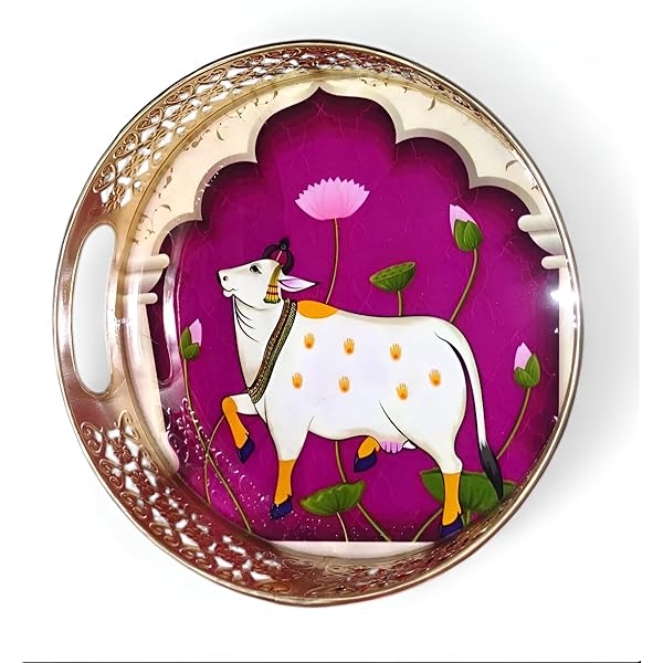 PURPLE PICHWAI TRAY
