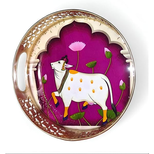 PURPLE PICHWAI TRAY