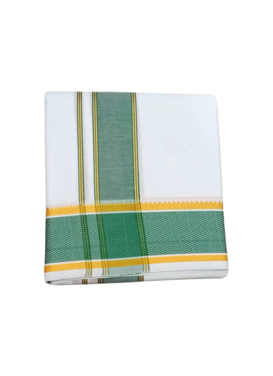 Dhoti 10x6 Green Border