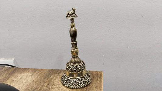 BRASS NANDI HAND BELL (JYA) 2*2*4"