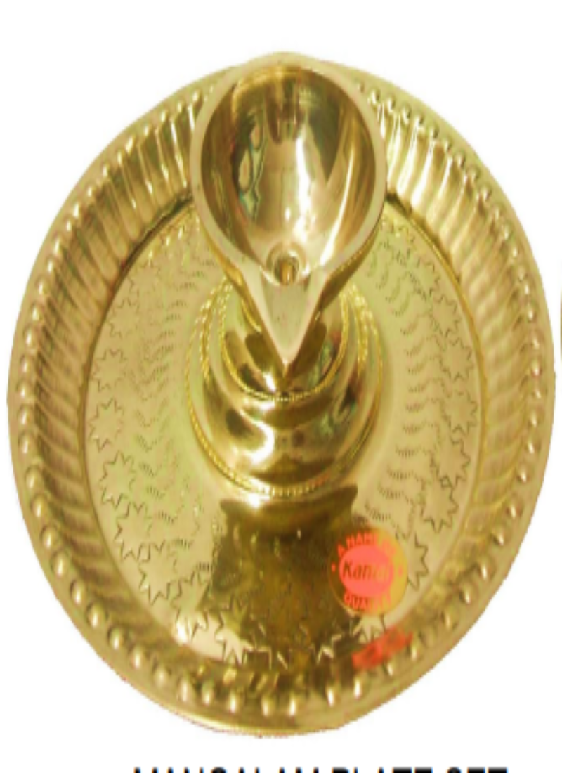 Mangalam Plate Set 9"