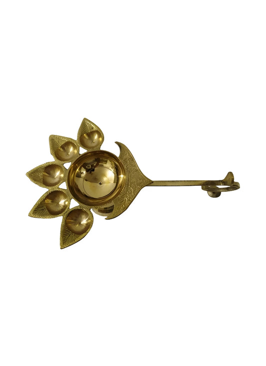 Brass Aakrati Stand Diya
