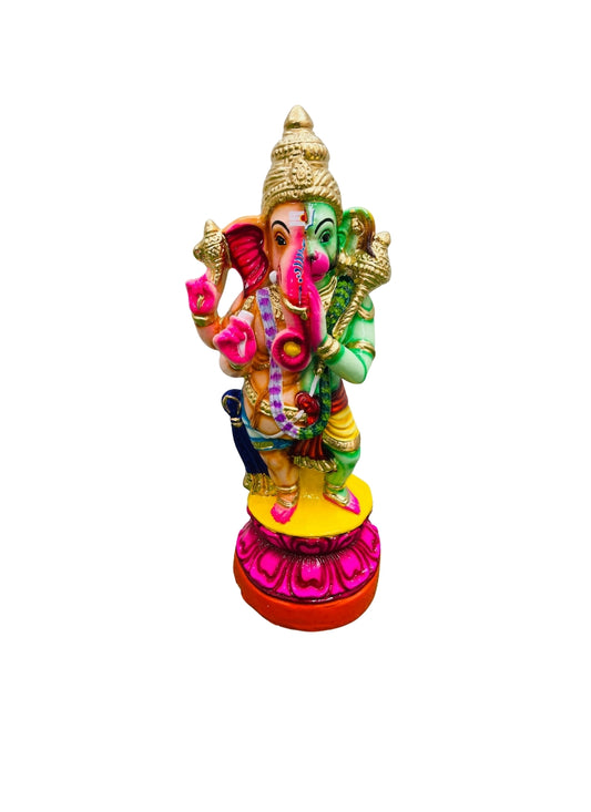 Ardhanarishwara Ganesha Golu Doll – Half Ganesha, Half Parvati Idol