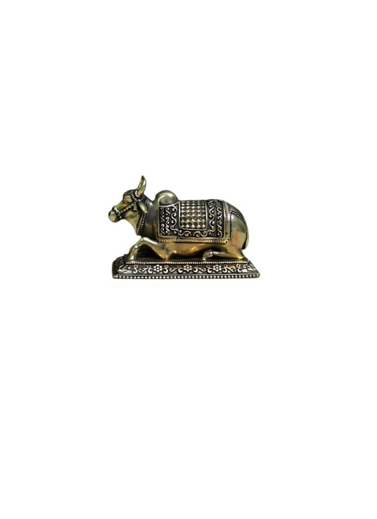 BRASS NANDI WITH BASE  (JAT) (AYY) 3*1.5*2"