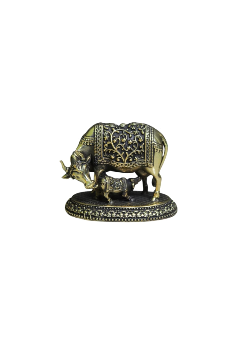 BRASS SITTING COW (YYX) 3*1.5*3