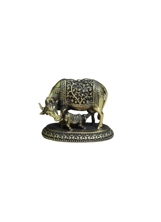 BRASS SITTING COW (YYX) 3*1.5*3