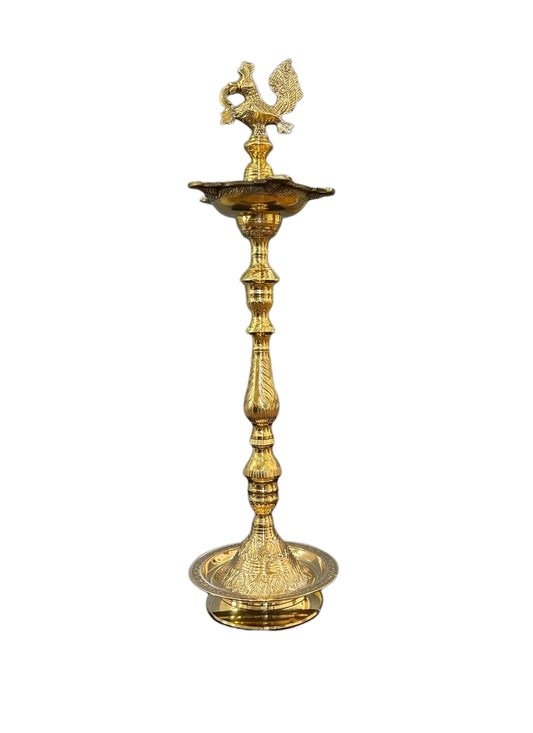 Brass Kuthu Vilakku/Peacock Samai Diya