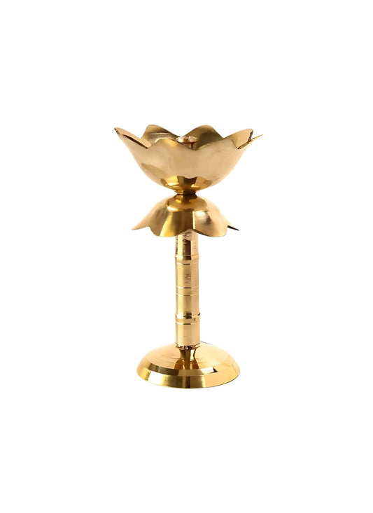 Brass Lotus Diya