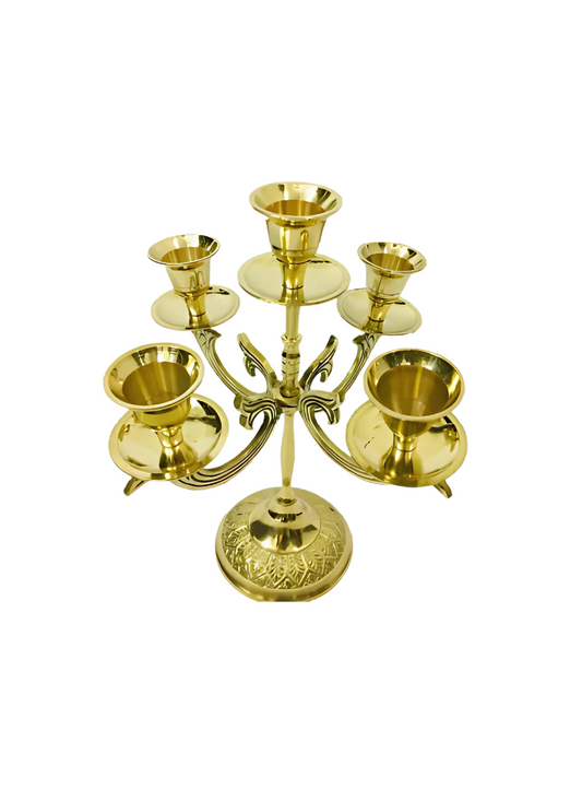 Brass Candle Stand Isha no3