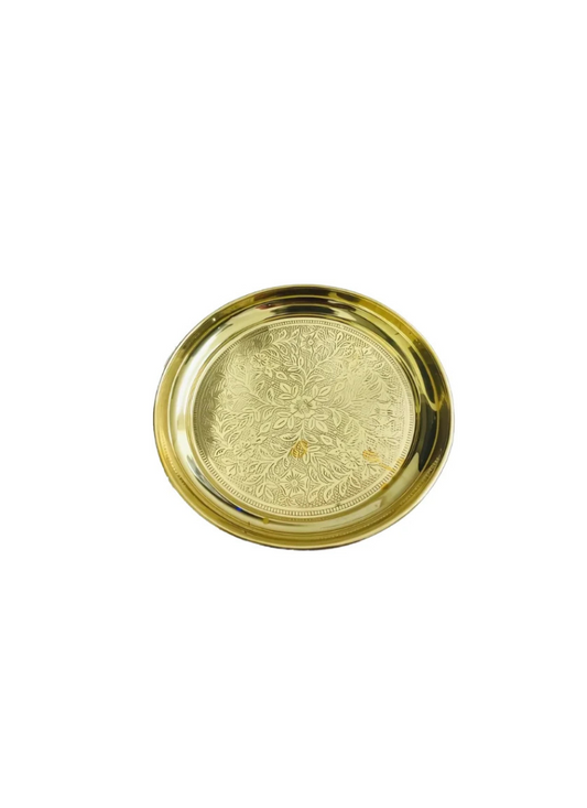 Brass China Plate Ambose 10"