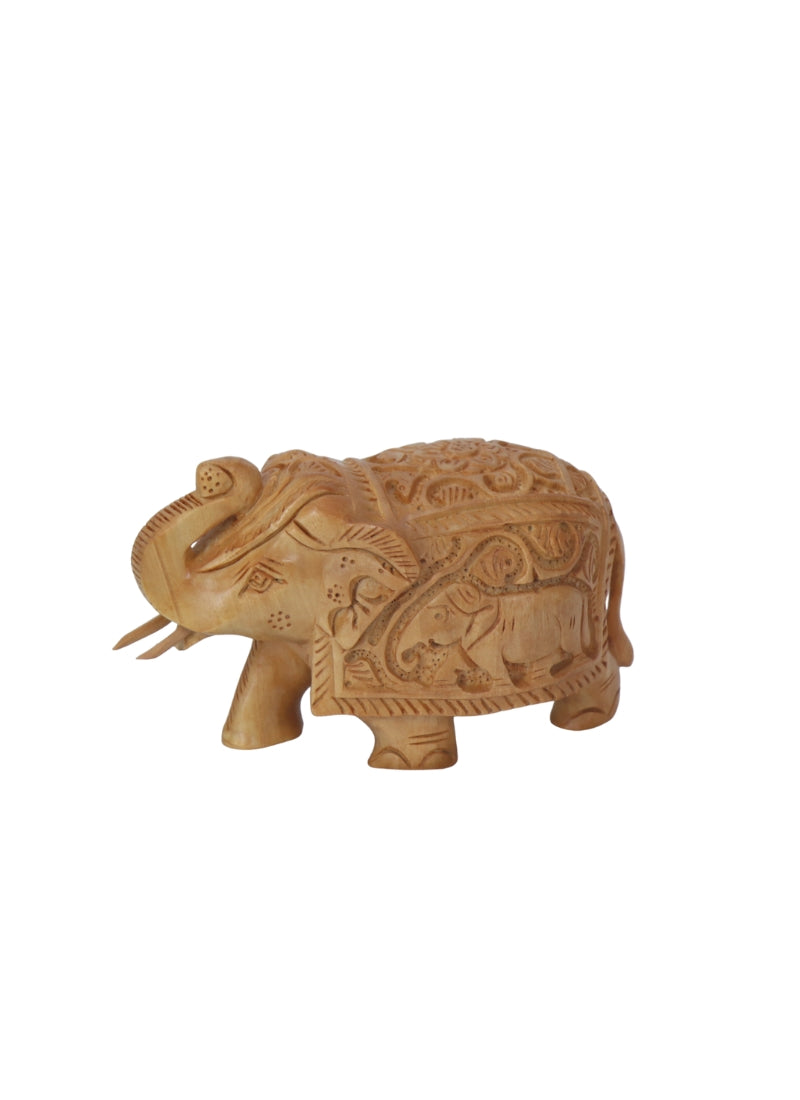 Wood Siker Elephant 3"