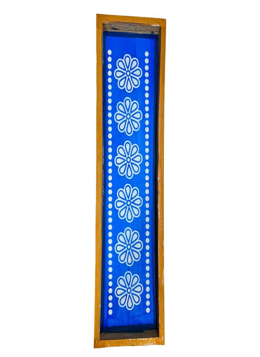 Flower Border Rangoli Stencils 17x5