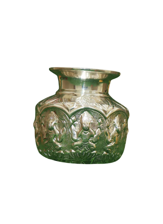 German Silver pooja Designed Lota