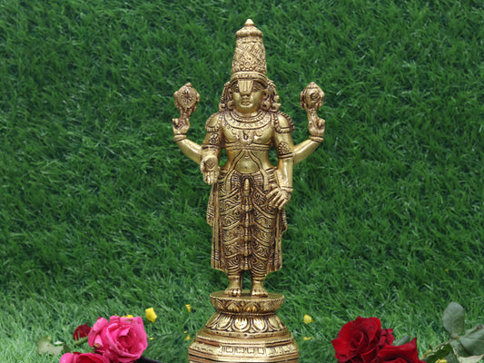 Tirupati Balaji Brass Statue