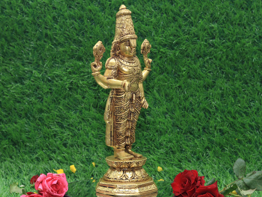 Tirupati Balaji Brass Statue