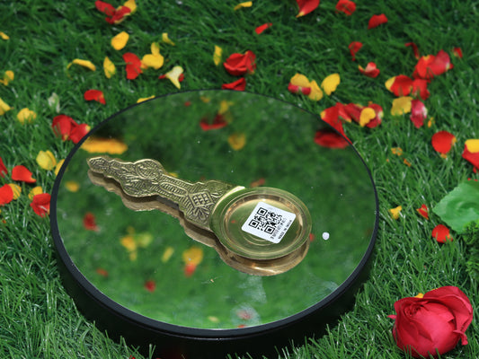 Brass Aarti Spoon Lamp