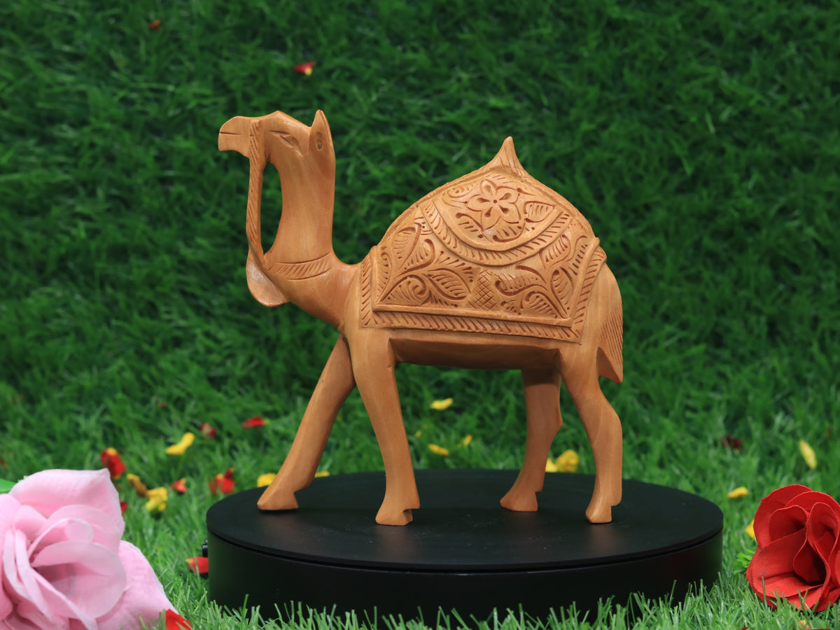 Wood Carbing Camel 6"