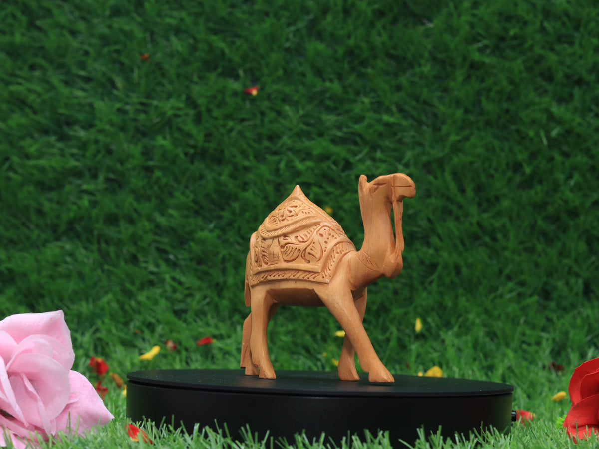 Wood Carbing Camel