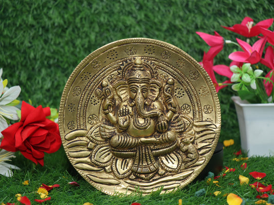 Ganesh Circle Wall Hanging