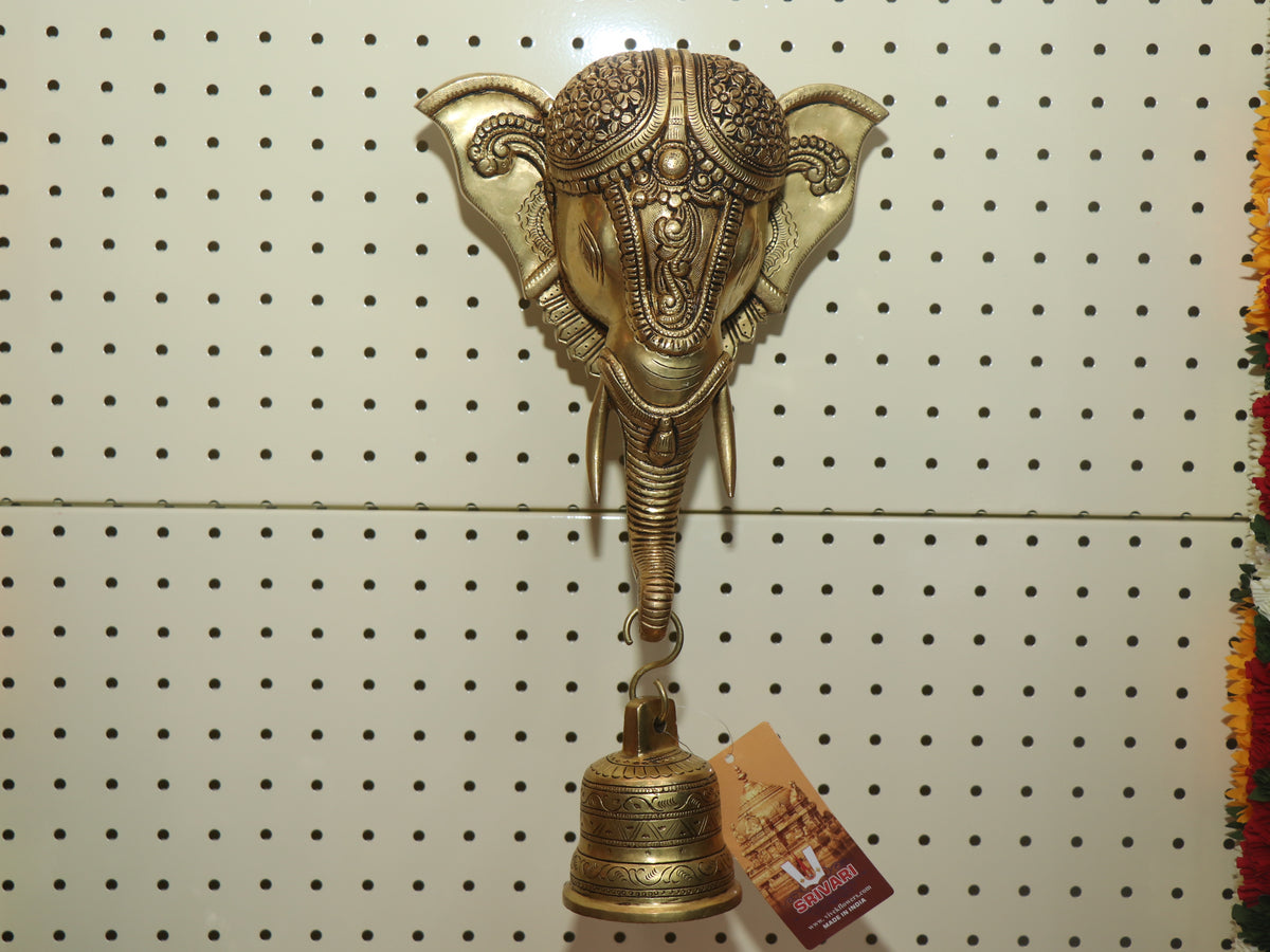 Elephant Bell Wall Hanging