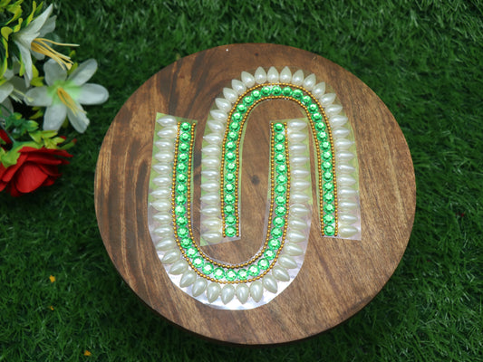 Devotional Decorative Green Stone